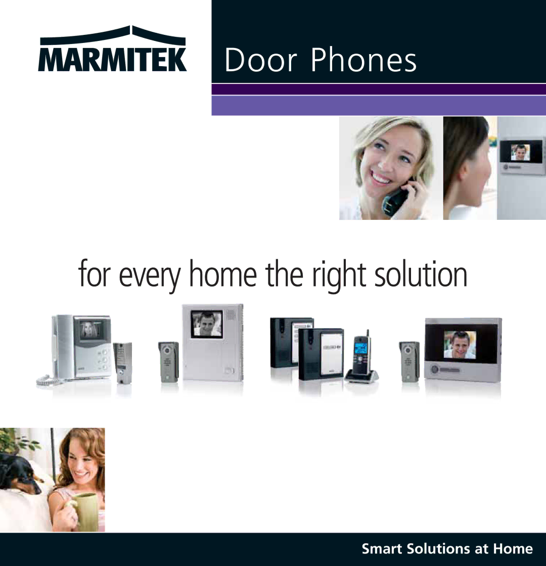 Marmitek 100, 120, 400 manual Door Phones 