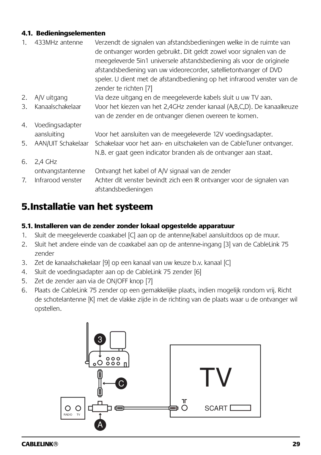 Marmitek 121101 Installatie van het systeem, Zender te richten, Van de zender en de ontvanger dienen overeen te komen 