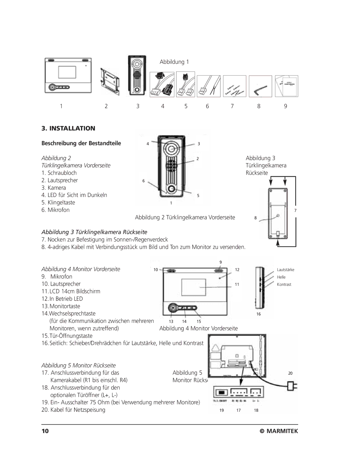 Marmitek VIDEO DOORPHONE user manual Abbildung 