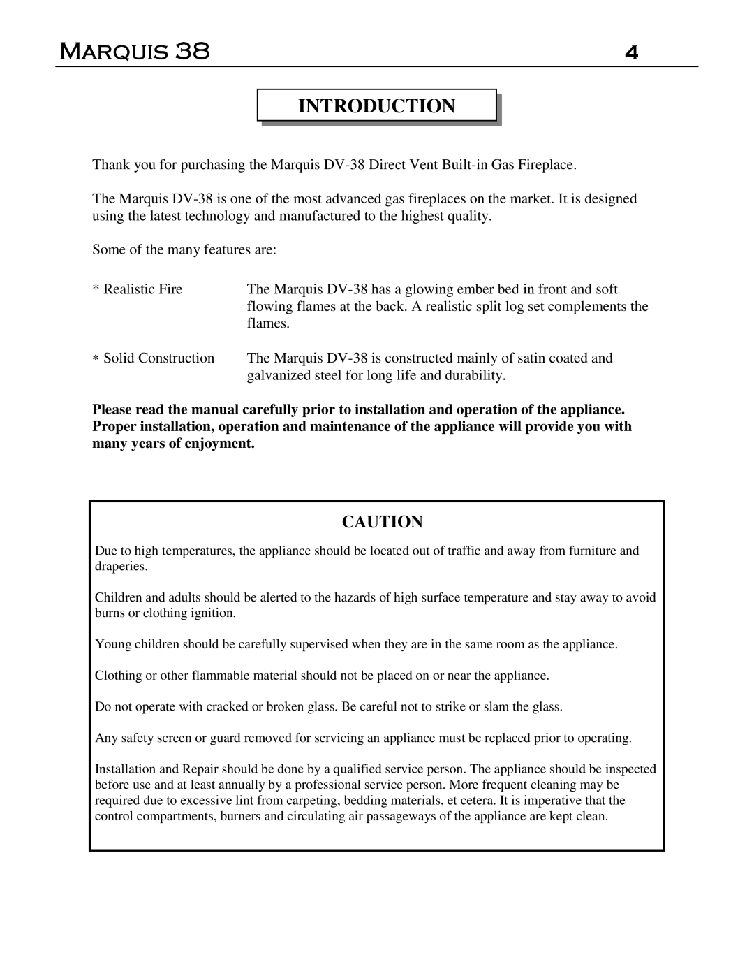 Marquis DVT-38, DVR-38 manual Introduction 