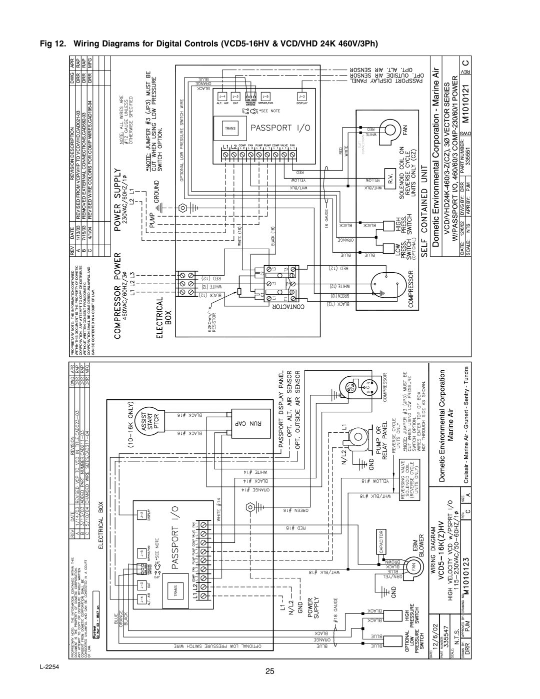 Mars Air Systems L-2254 manual 