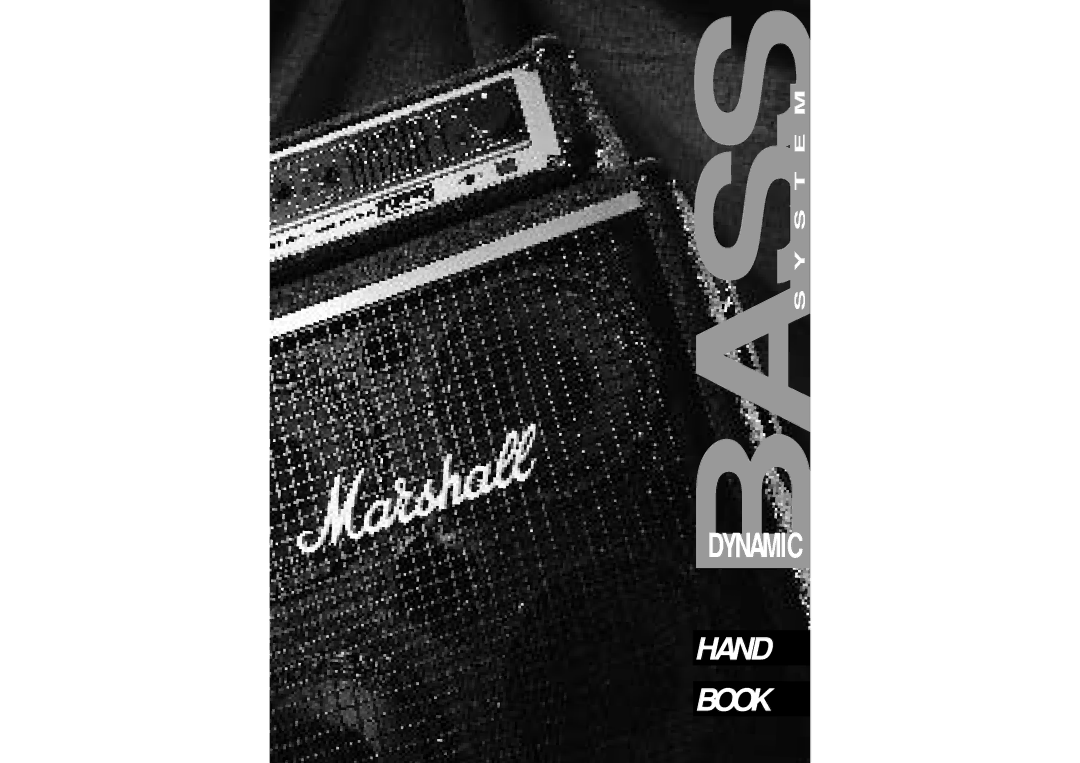 Marshall Amplification DBS 7400 manual Hand Book 