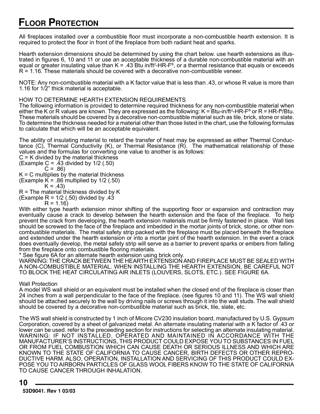 Martin Fireplaces B36RA, B36LA manual Floor Protection, HOW to Determine Hearth Extension Requirements 
