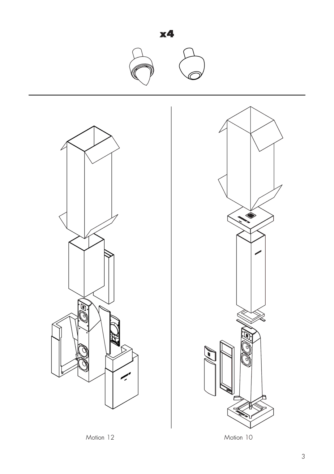 MartinLogan 10, 12 user manual Motion 