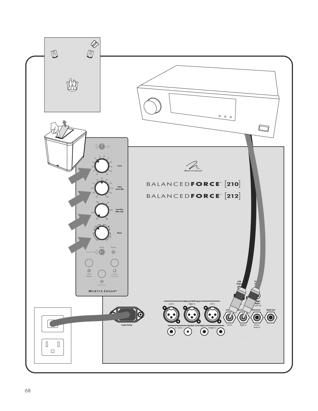 MartinLogan 210, 212 user manual 