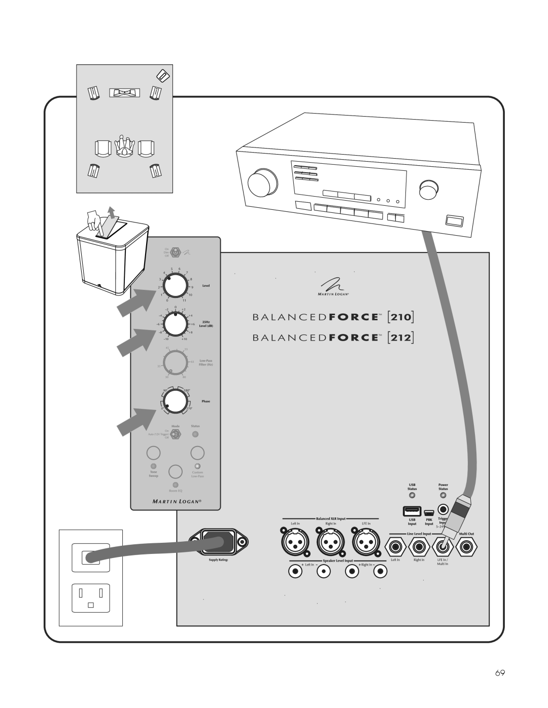 MartinLogan 212, 210 user manual 