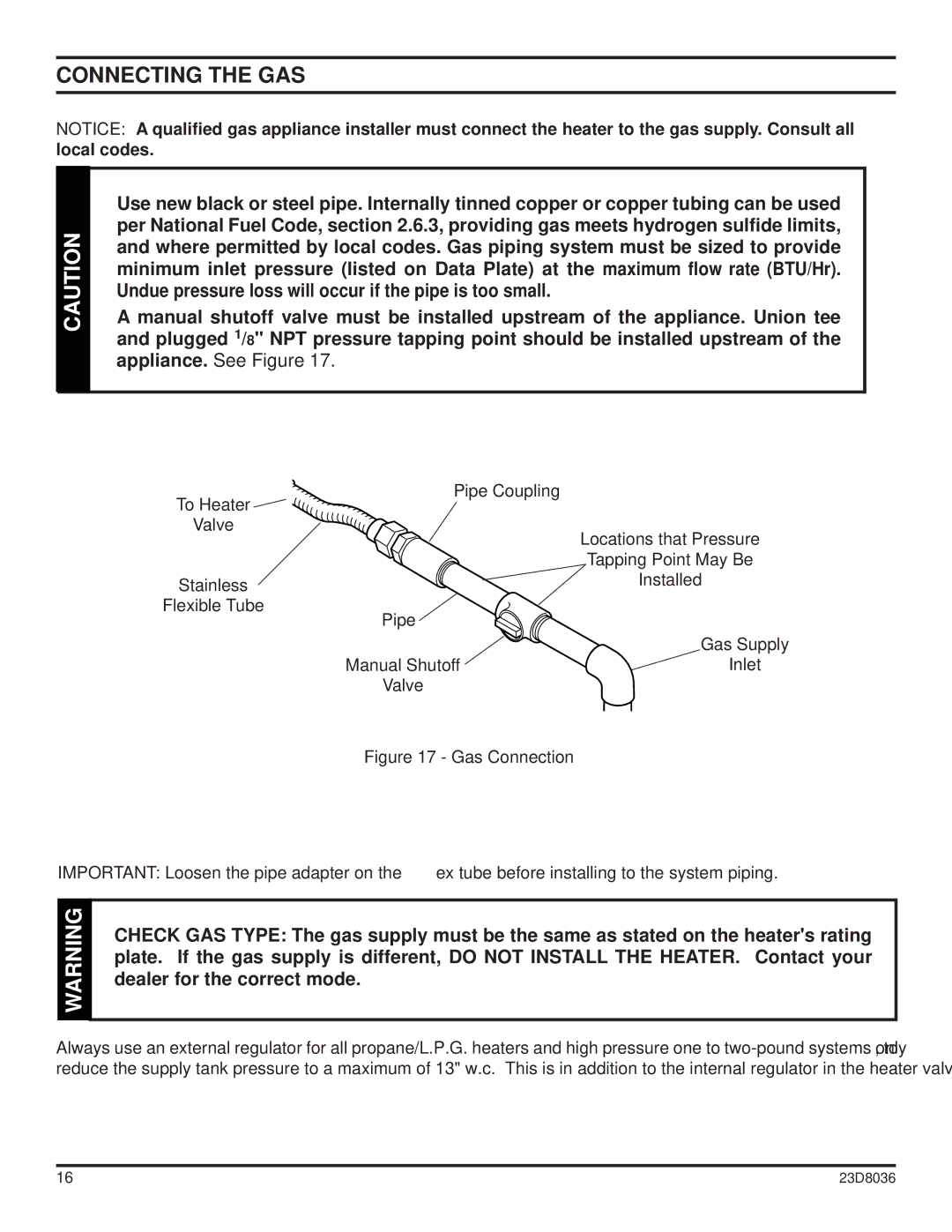 MartinLogan 33ISDG operating instructions Connecting the GAS 