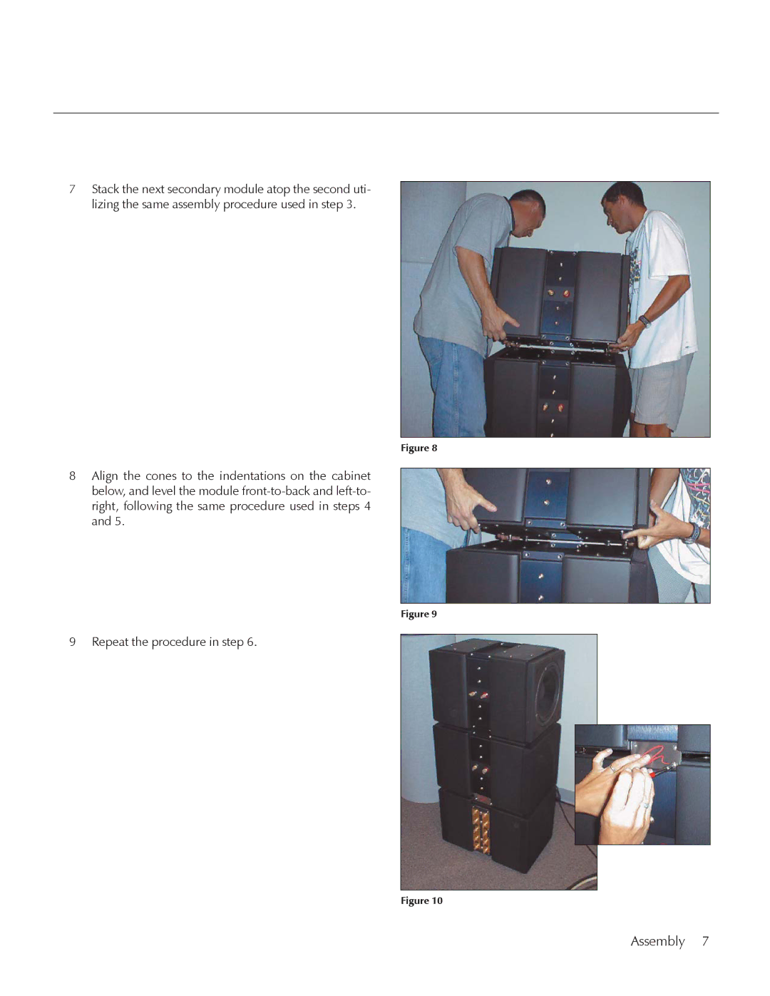 MartinLogan E2 manual Assembly 