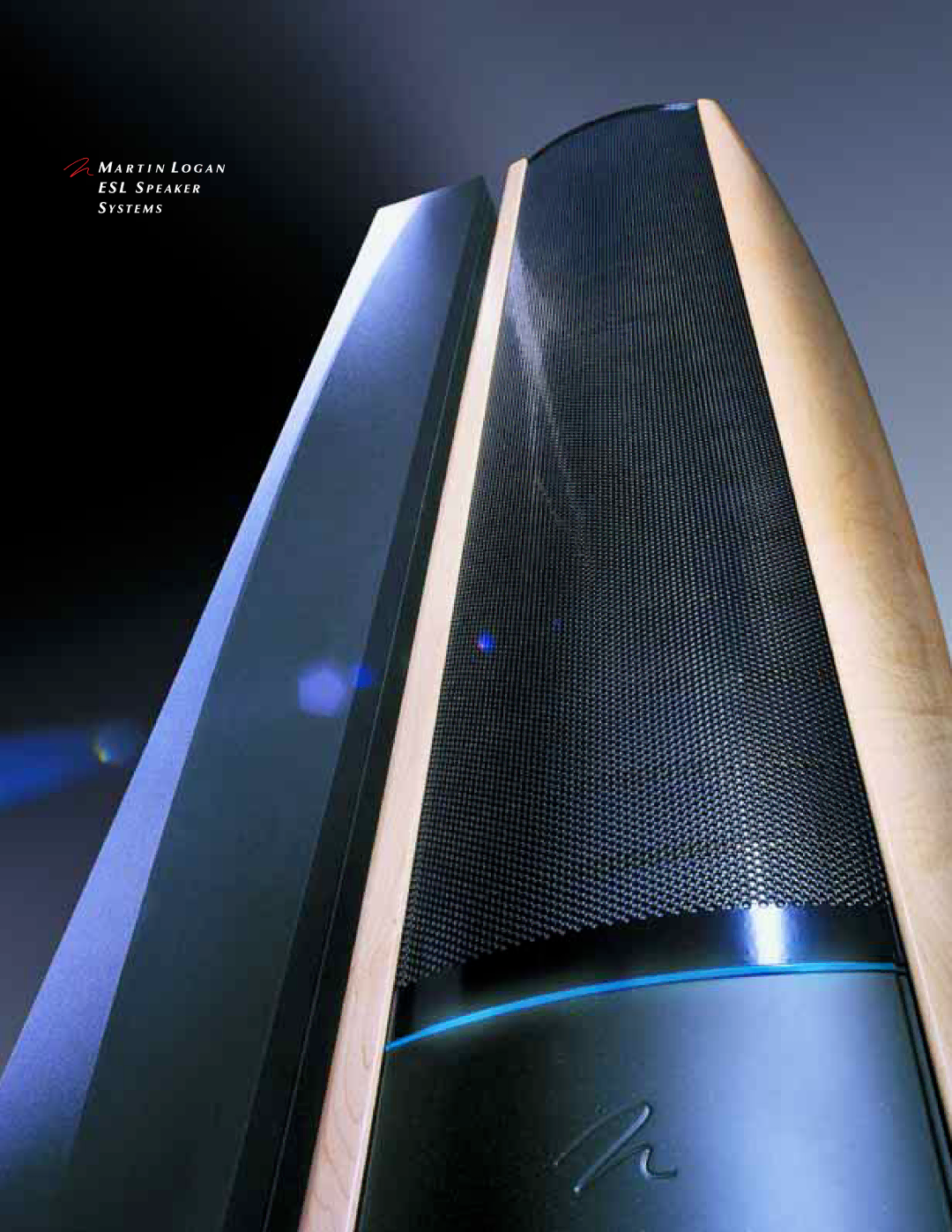 MartinLogan ESL Speaker manual R T I N L O G a N E S L S P E a K E R S T E M S 