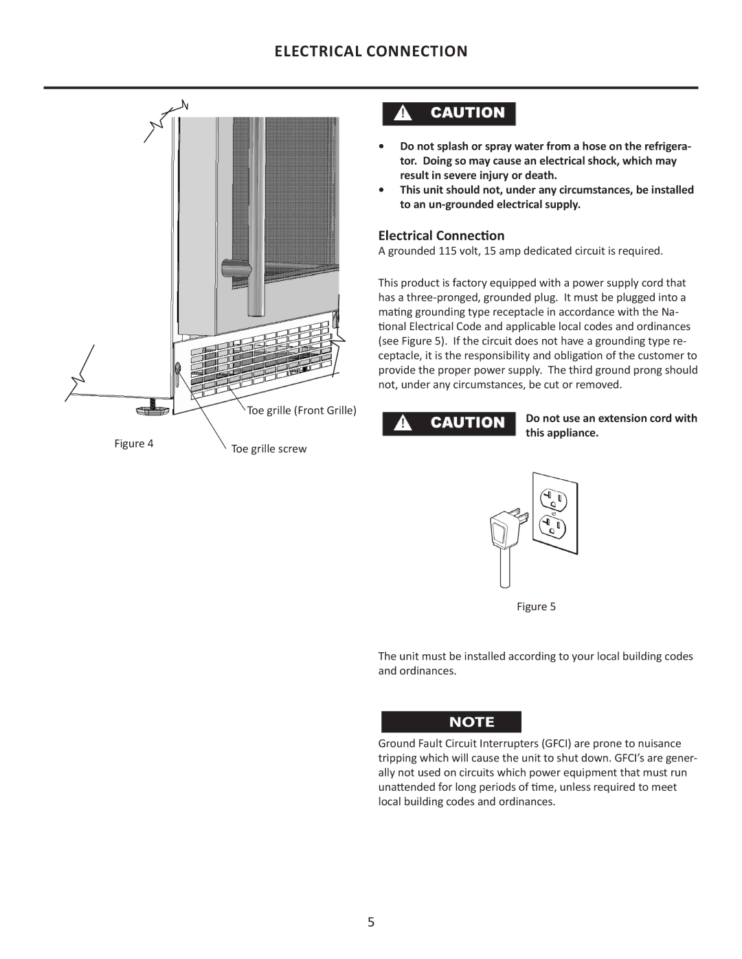 Marvel Group 6GARMP manual Electrical Connection 