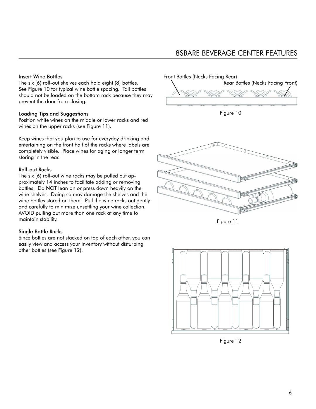 Marvel Industries 3SBARE manual 8SBARE Beverage Center Features 