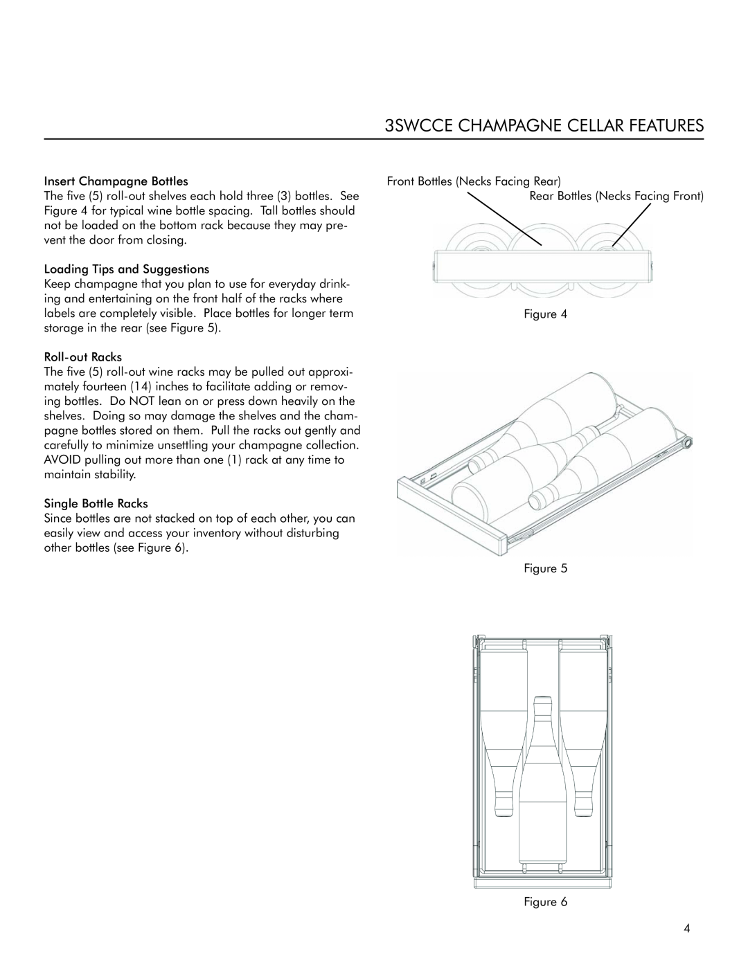 Marvel Industries manual 3SWCCE CHAMPAGNE CELLAR FEATURES 