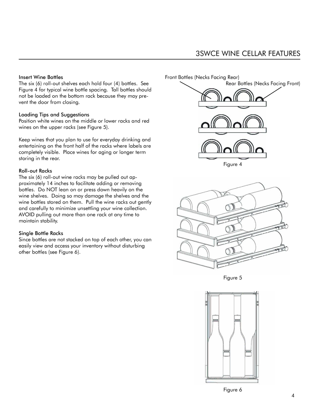 Marvel Industries manual 3SWCE Wine Cellar Features 