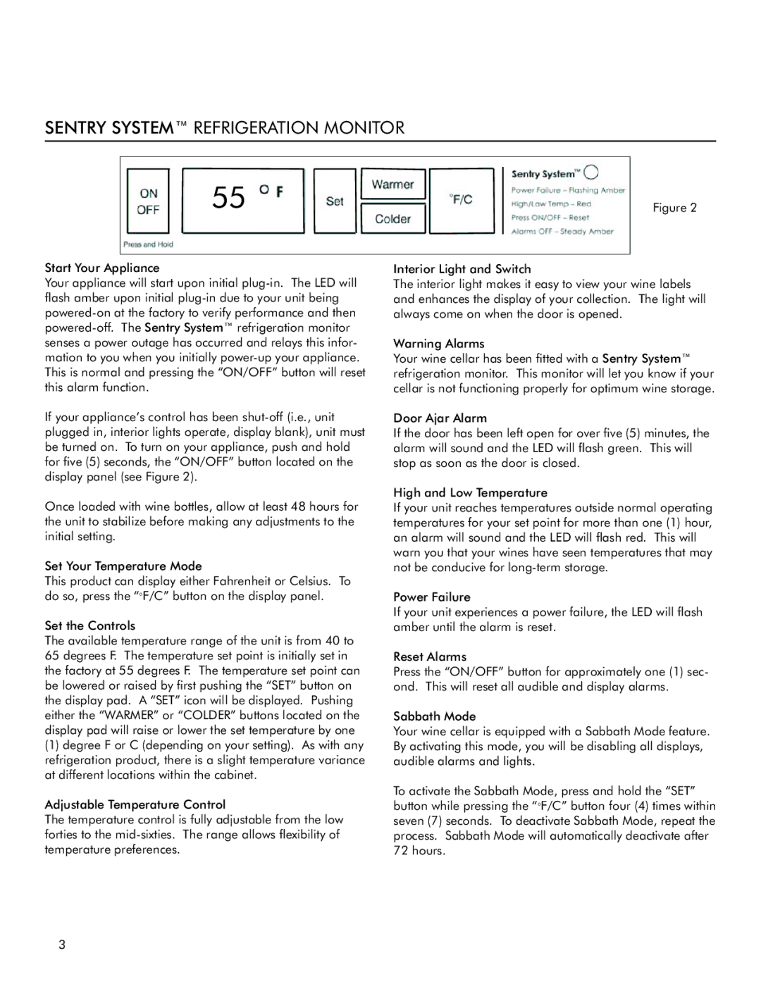 Marvel Industries 6OSWCE manual Sentry System Refrigeration Monitor 