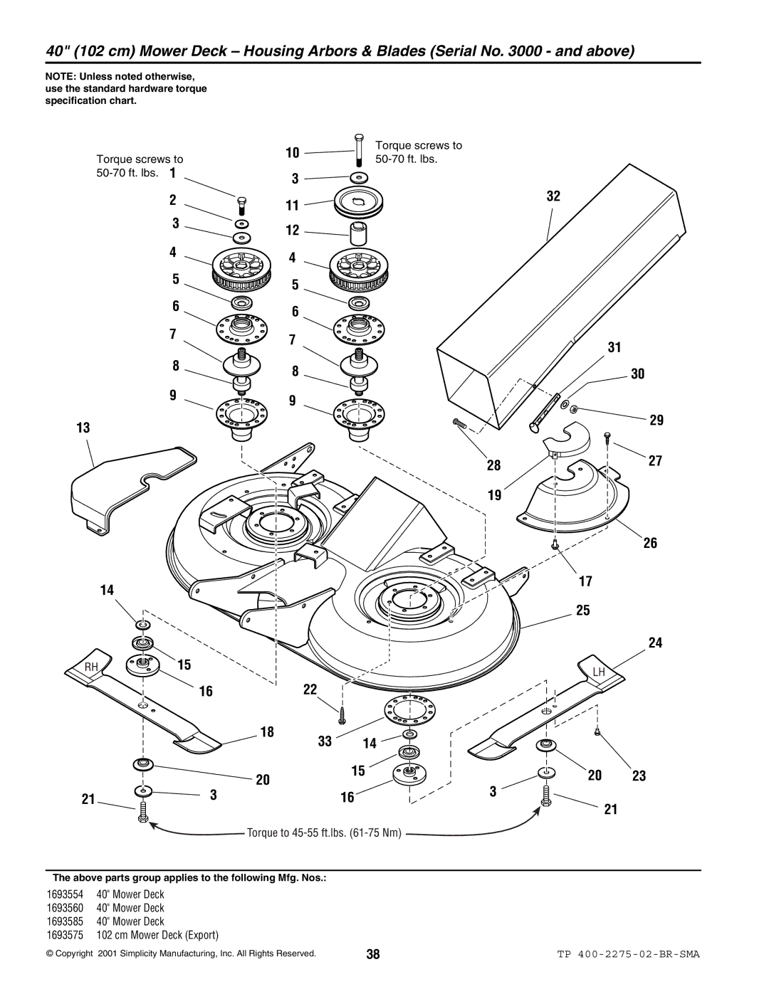 Massey Ferguson L&G 1693583 manual TP 400-2275-02-BR-SMA 