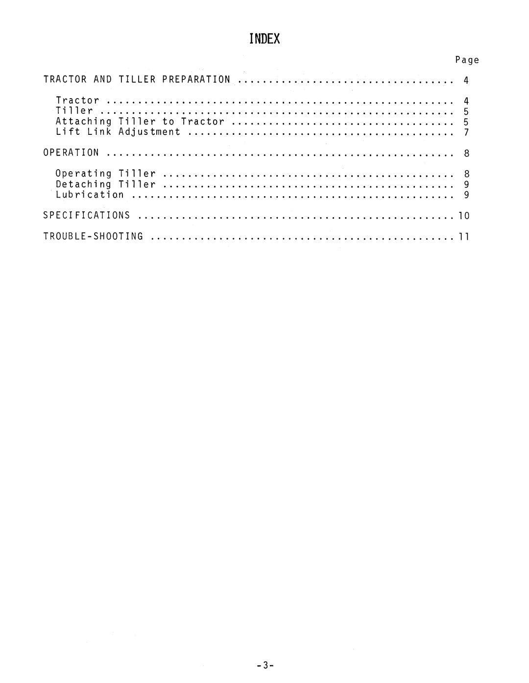 Massey Ferguson L&G MF 3650 PTO manual 