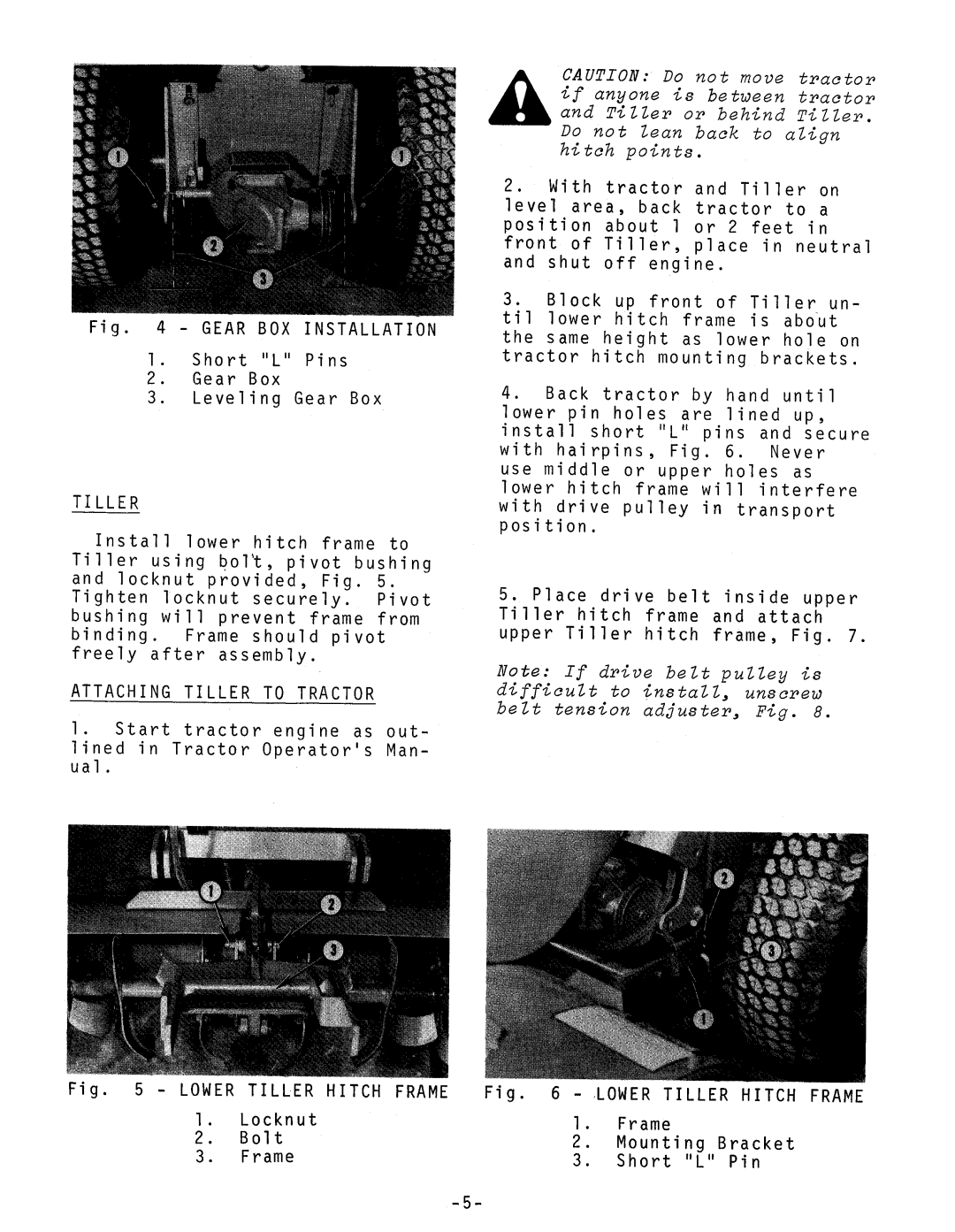 Massey Ferguson L&G MF 3650 PTO manual 