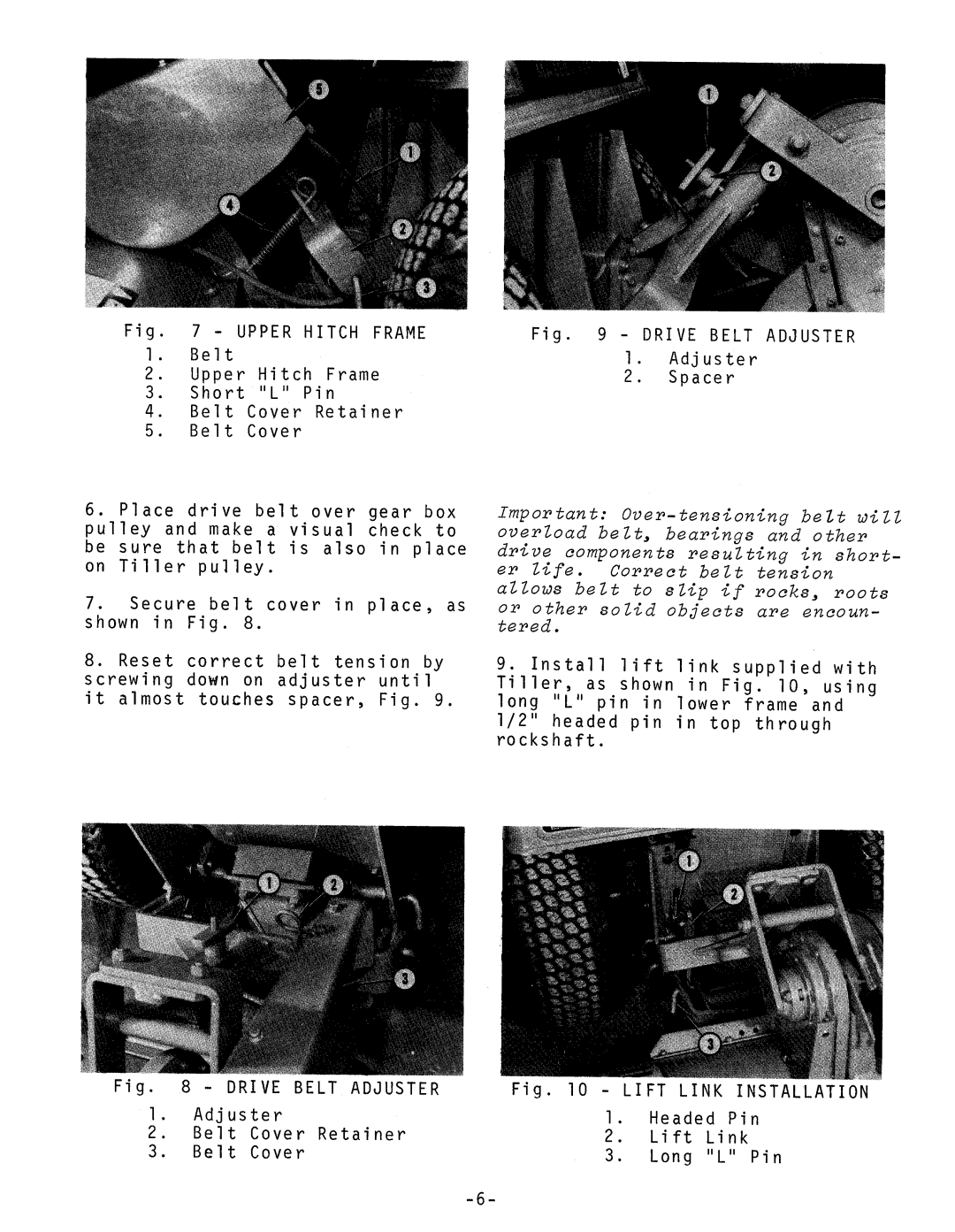 Massey Ferguson L&G MF 3650 PTO manual 