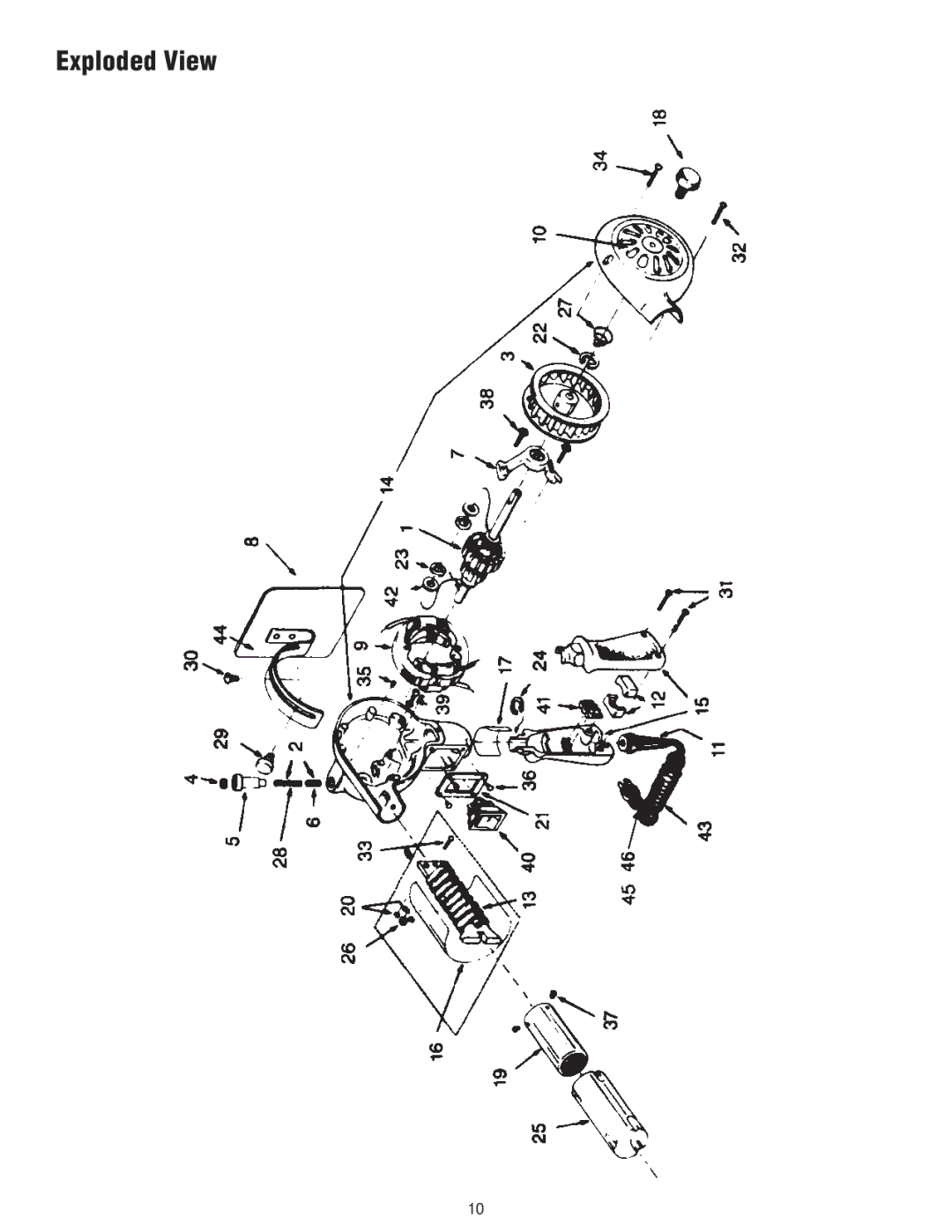 Master Appliance PH-1100 instruction manual Exploded View 