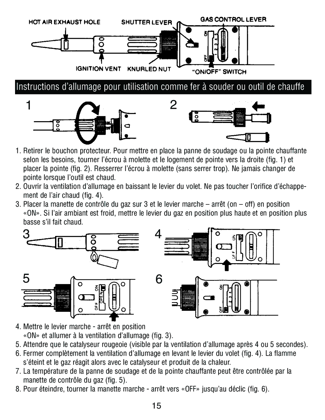 Master Appliance UT-100, UT-200 instruction manual 