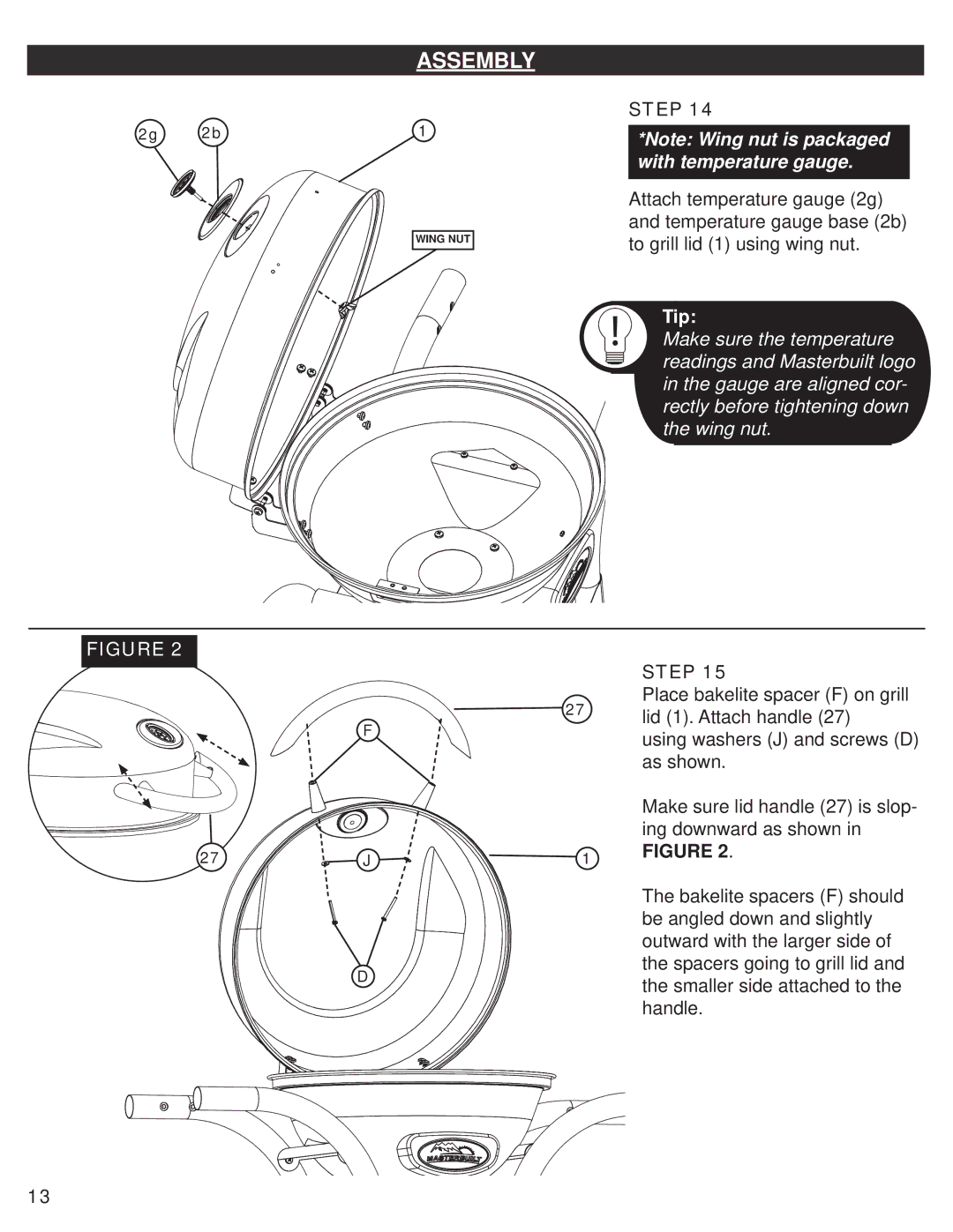 Master Bilt 20150613, 20150213, 20150713, 20150513, 20150112 manual Tip 