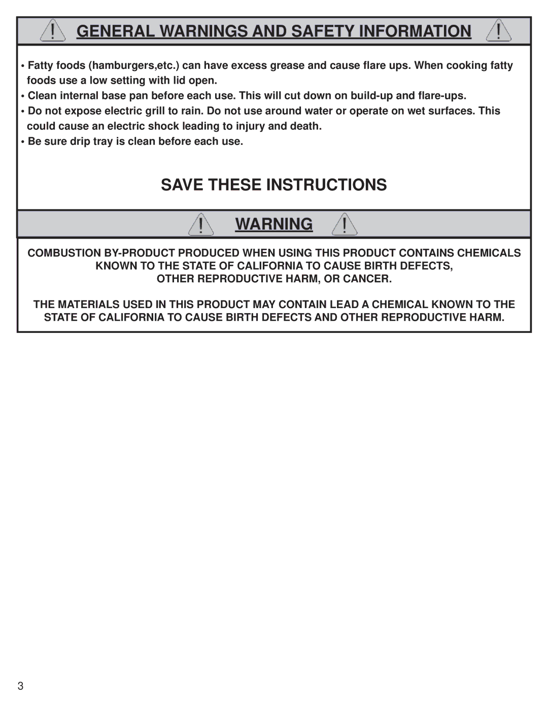 Master Bilt 20150613, 20150213, 20150713, 20150513, 20150112 manual General Warnings and Safety Information 