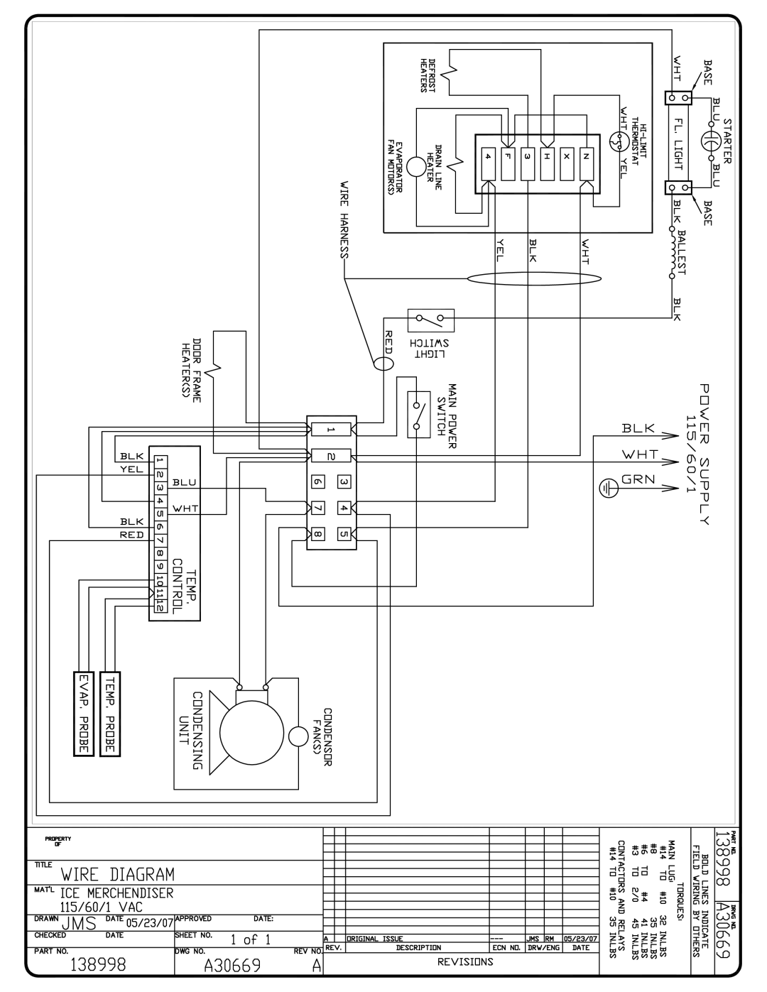 Master Bilt Ice Merchandiser manual 