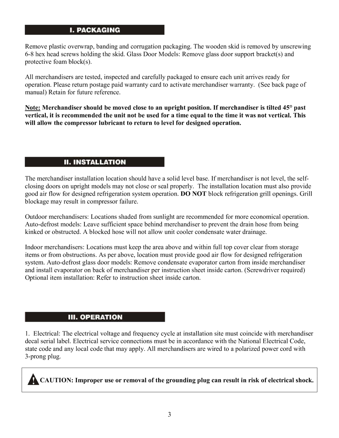 Master Bilt IM-60, IM-45G manual 