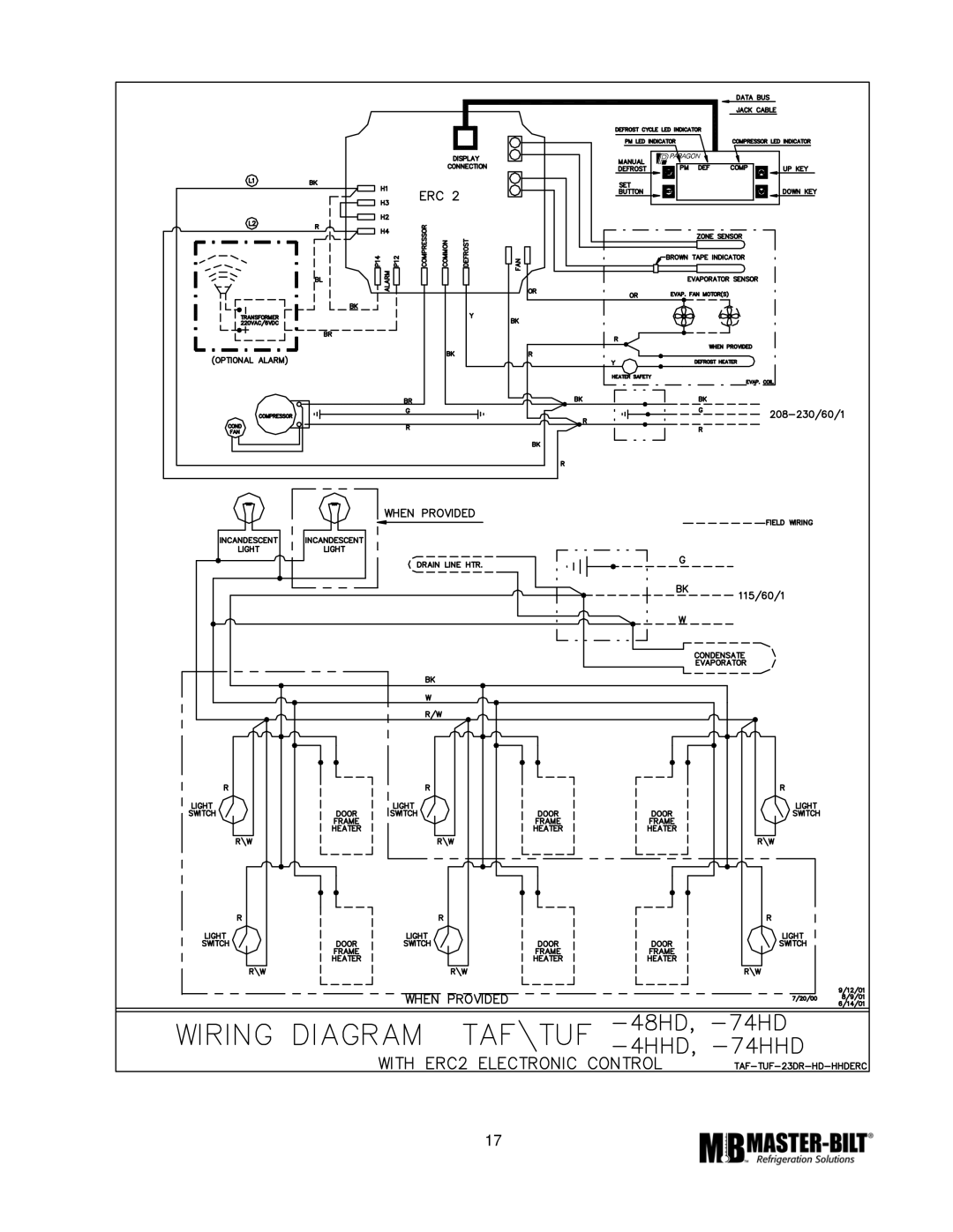 Master Bilt TAF-74 ERC2, TAF-48 ERC2, TAF-27 ERC2 manual 