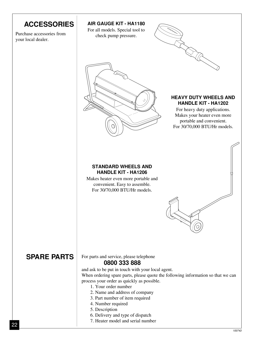 Master Lock B100, B30, B70, B150 owner manual Accessories 