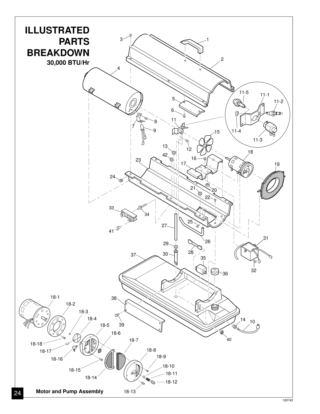 Master Lock B30, B70, B100, B150 owner manual 30,000 BTU/Hr 