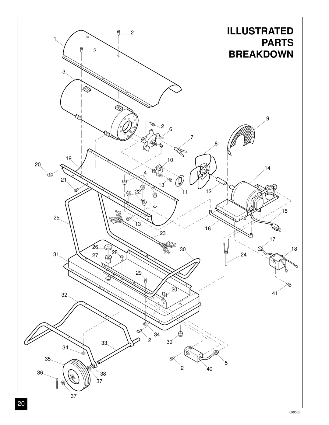 Master Lock B350EAI owner manual Illustrated, Parts, Breakdown 