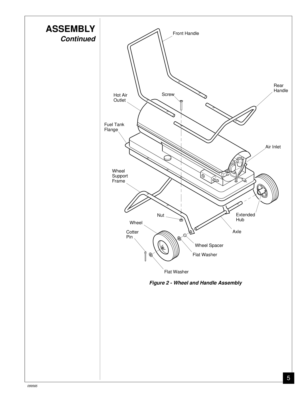 Master Lock B350EAI owner manual Wheel and Handle Assembly 