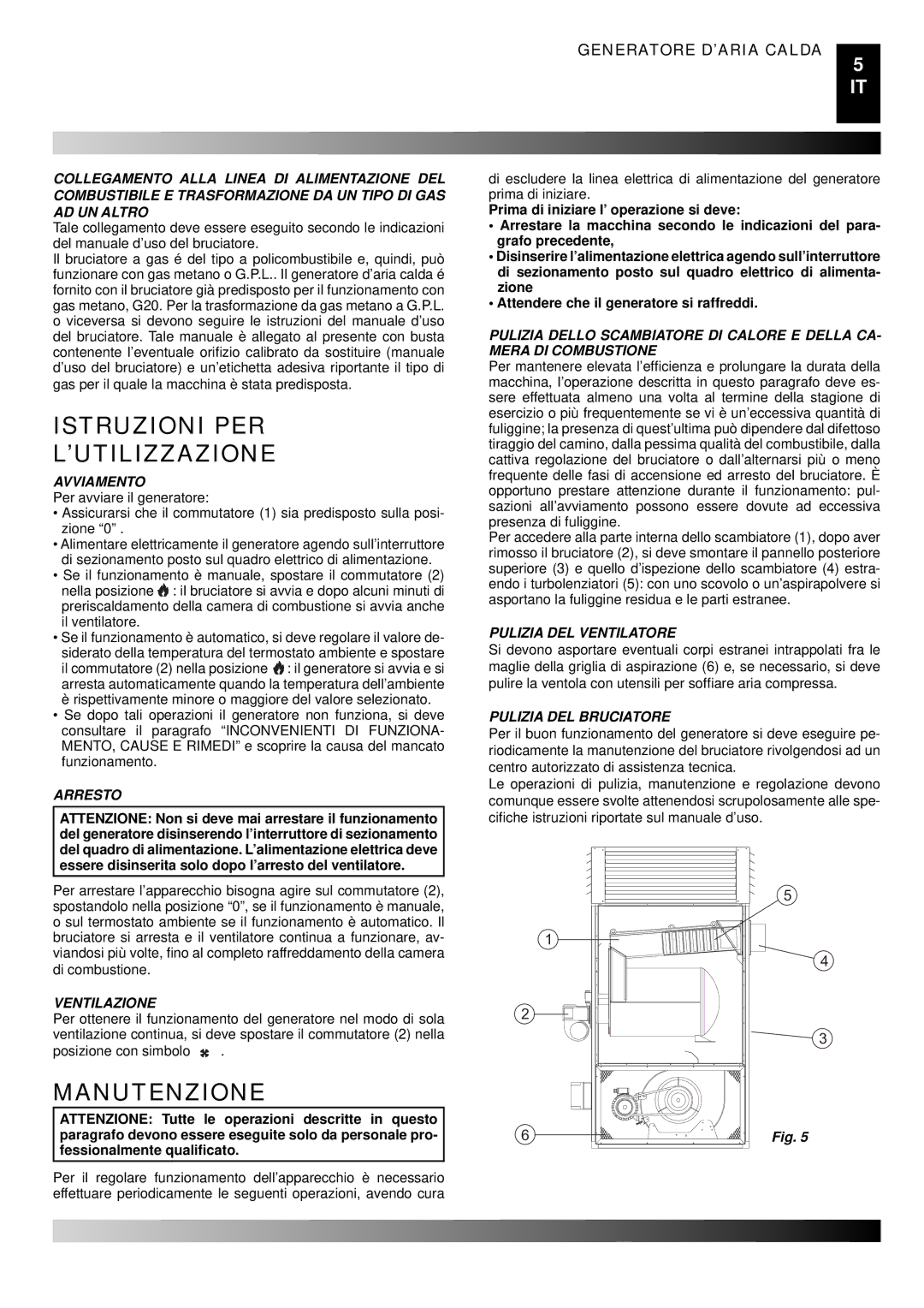 Master Lock BG 200, BG 100, BG 150 manual Istruzioni PER ’UTILIZZAZIONE, Manutenzione, Posizione con simbolo 