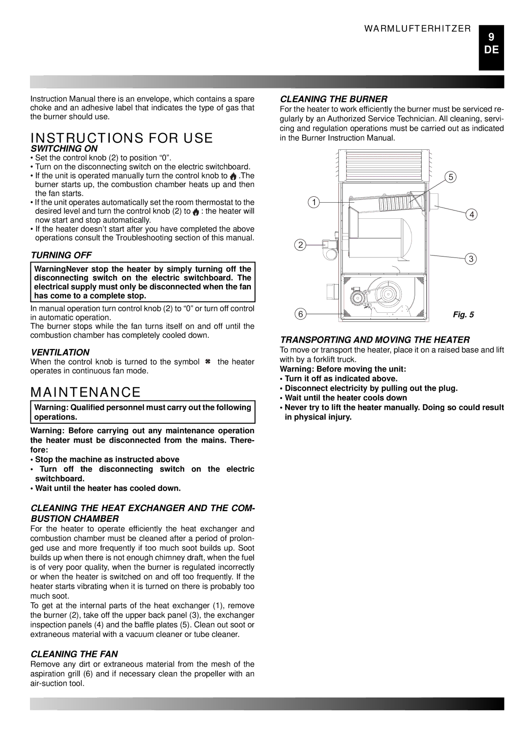 Master Lock BG 100, BG 150, BG 200 manual Instructions for USE, Maintenance 