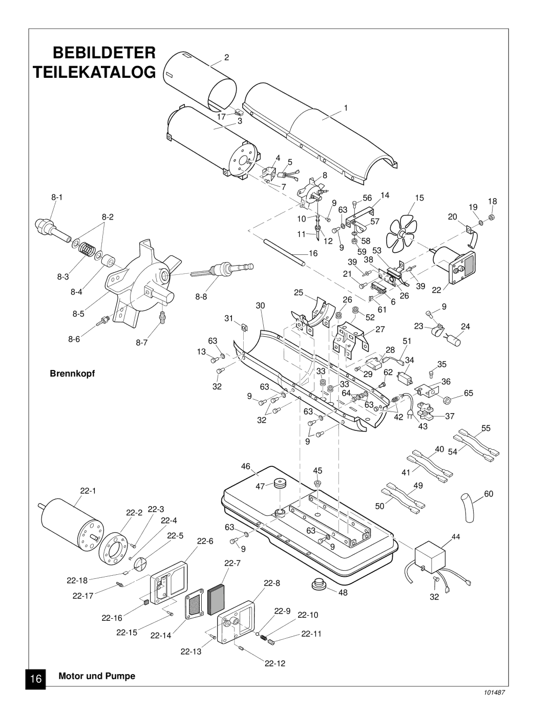 Master Lock BH150CE owner manual Bebildeter, Teilekatalog 