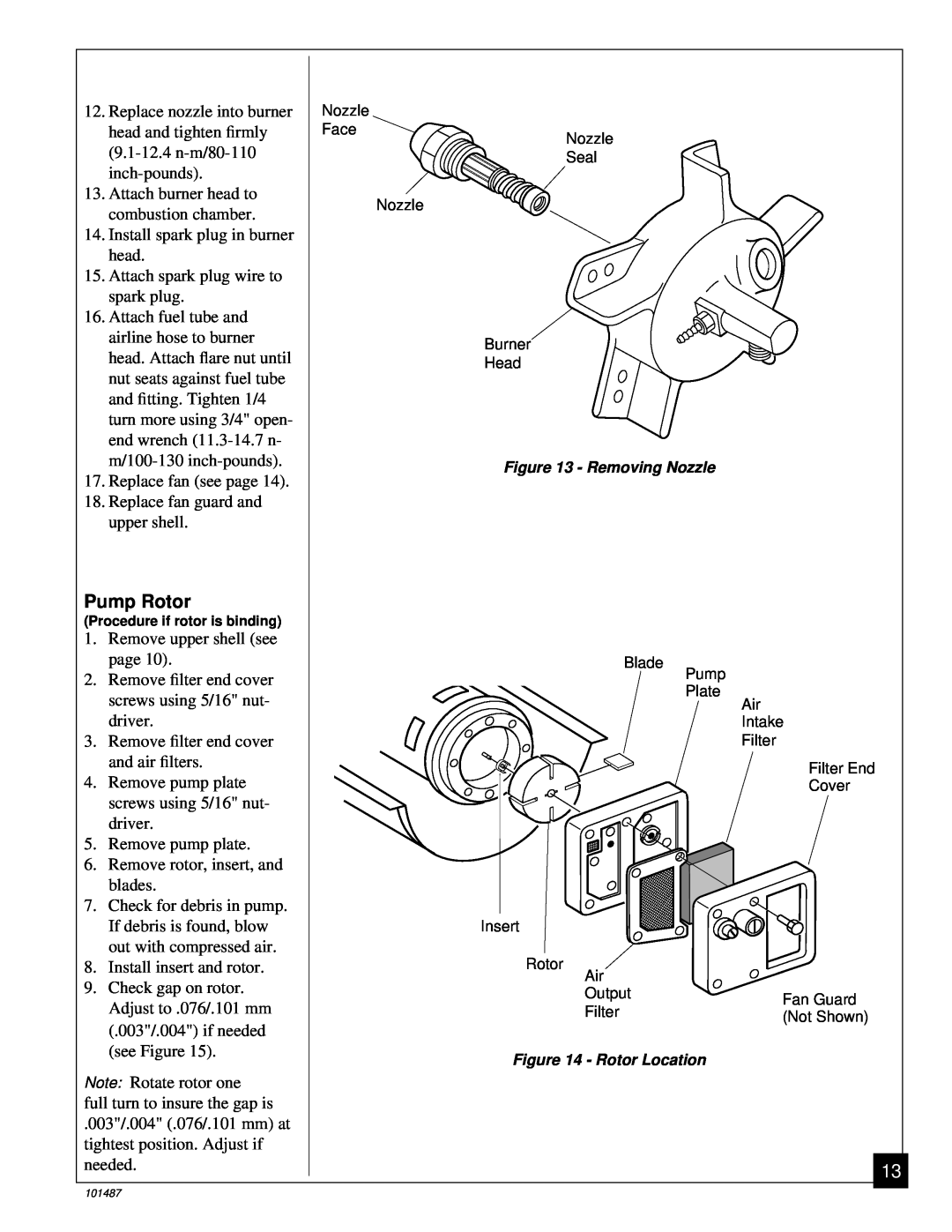 Master Lock BH150CE owner manual Pump Rotor 