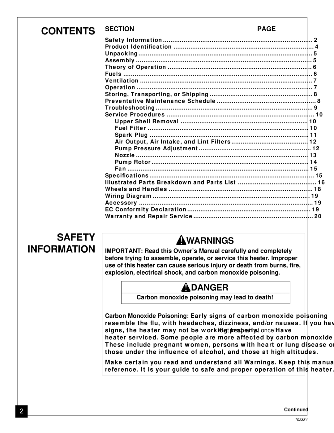 Master Lock BR150CE owner manual Contents 