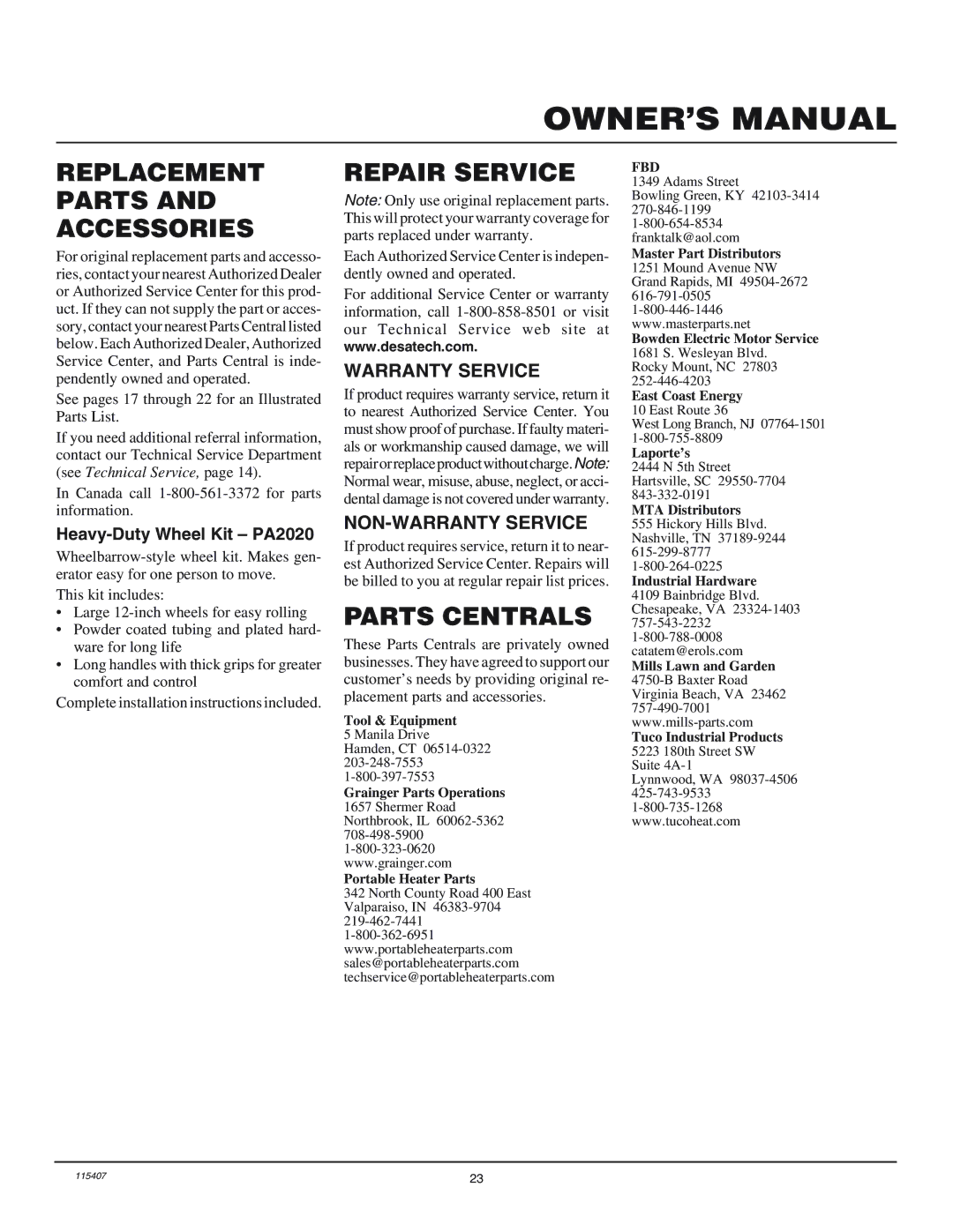 Master Lock MGH8500IE Replacement Parts and Accessories, Repair Service, Parts Centrals, Warranty Service 