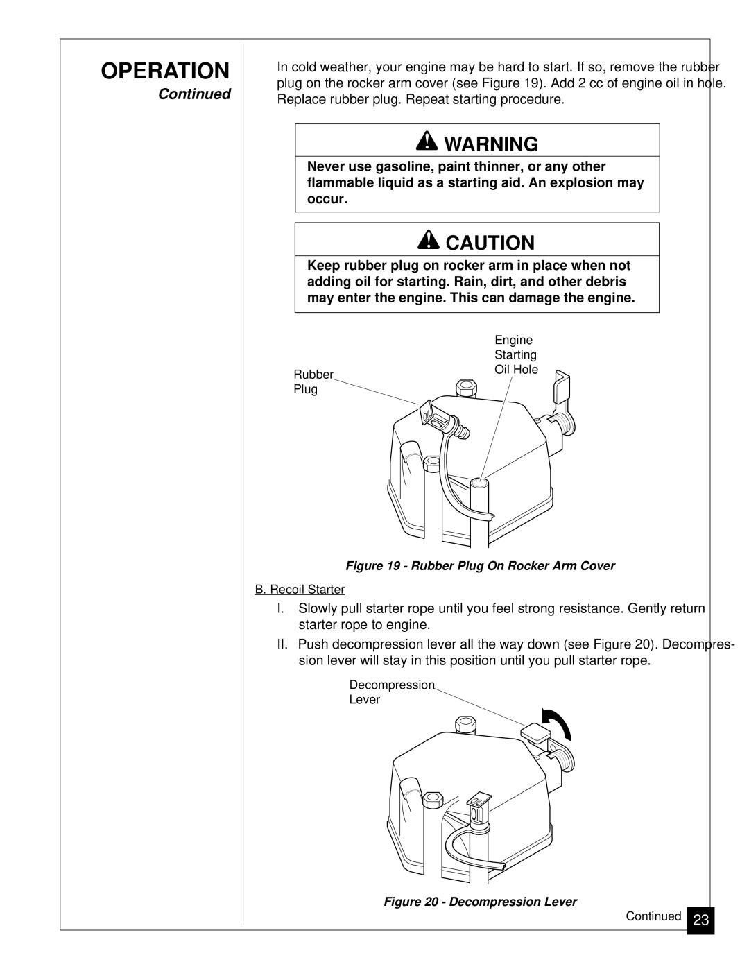 Master Lock MGY5000 installation manual Oil 