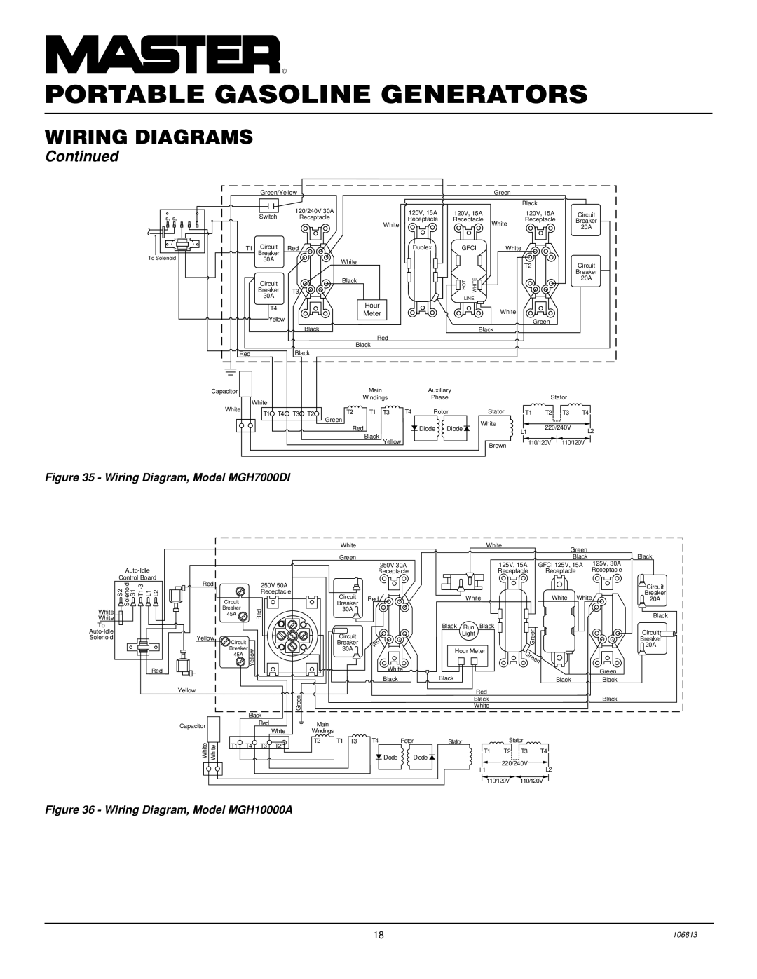 Master Lock installation manual Wiring Diagram, Model MGH7000DI 