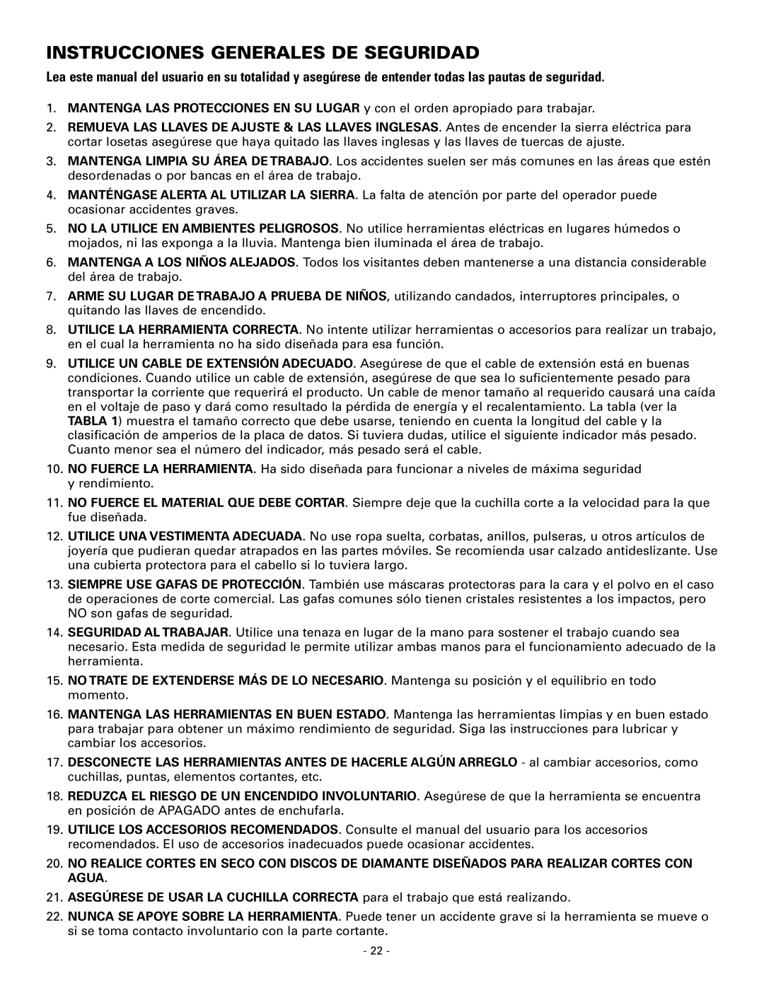 Masterbuilt 60089 owner manual Instrucciones Generales DE Seguridad 