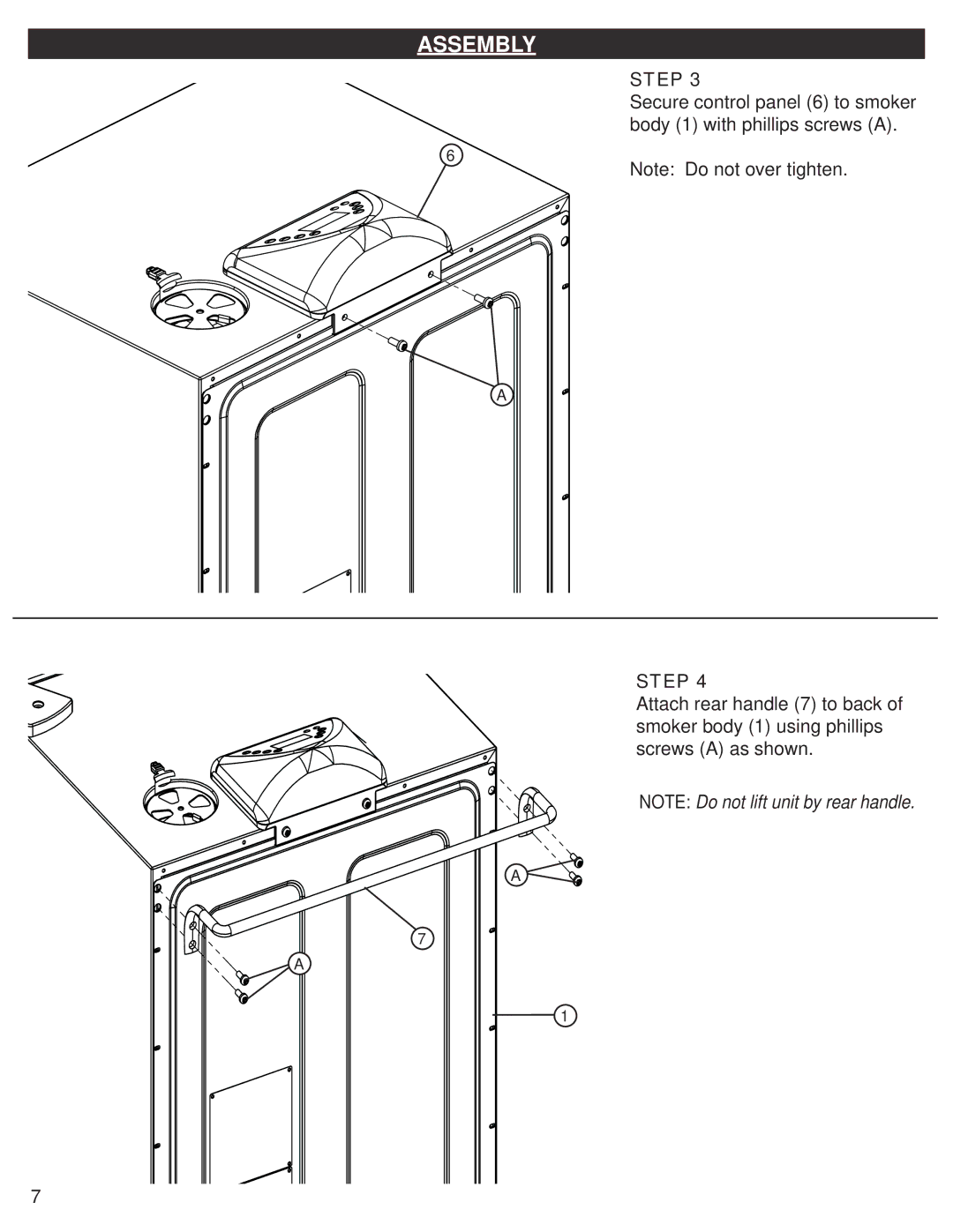 Masterbuilt 9807100002100916-04JH manual Assembly 