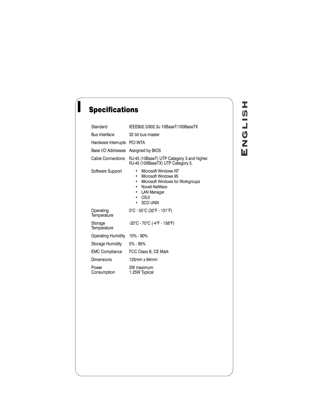 Matrox Electronic Systems 10574-MT-0102 manual Specifications 