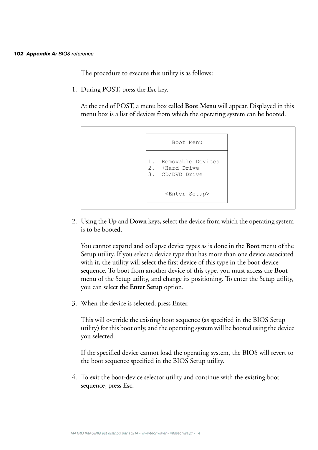 Matrox Electronic Systems 4SIGHT-M manual Appendix a Bios reference 