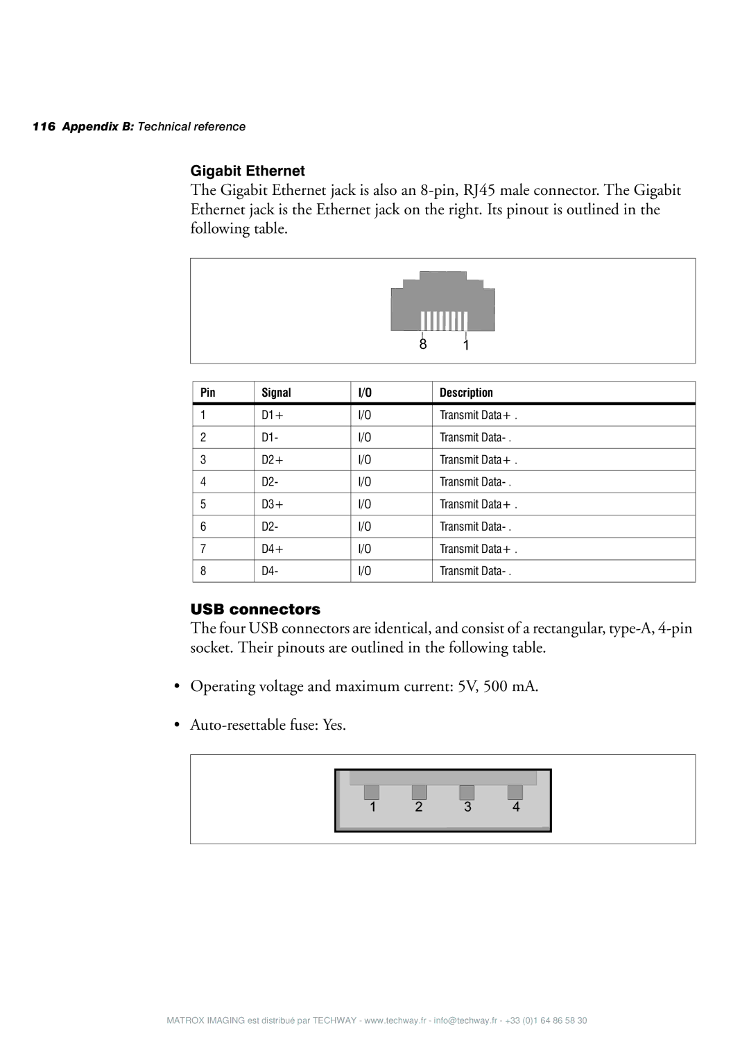 Matrox Electronic Systems 4SIGHT-M manual Gigabit Ethernet 