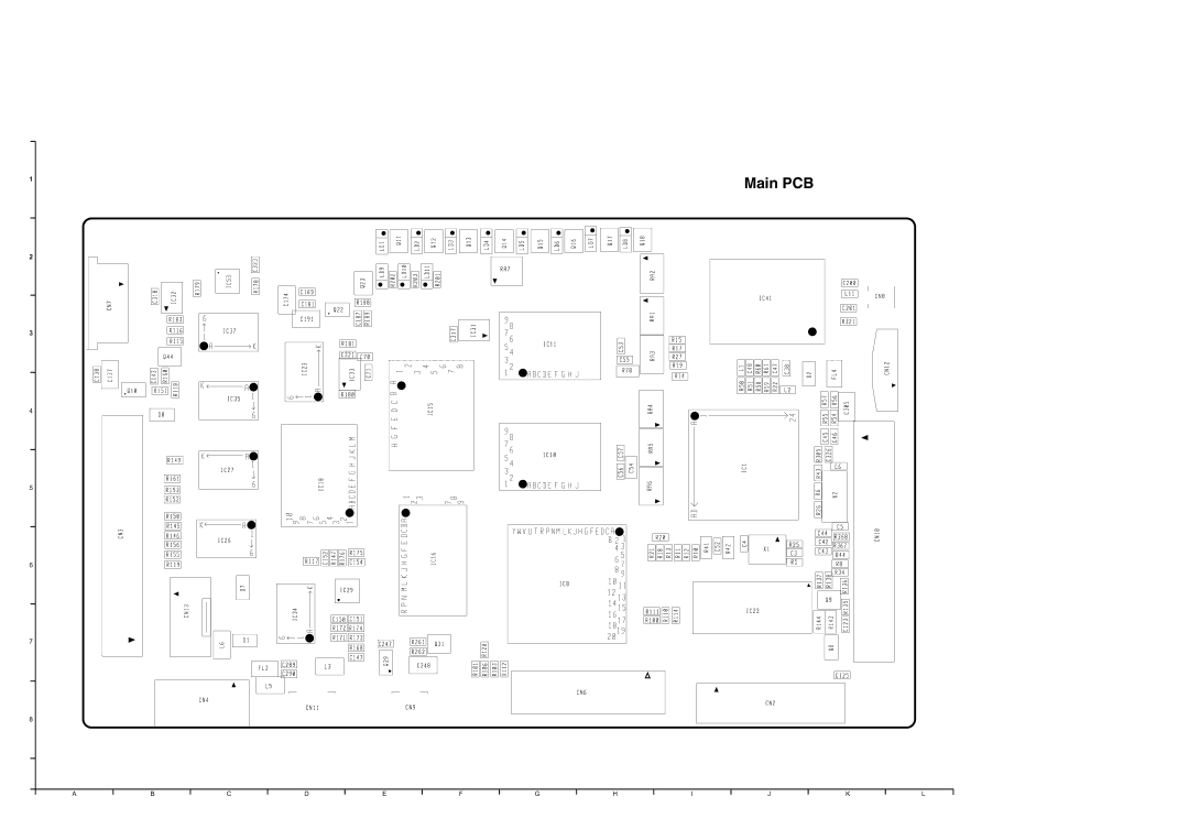 Matsushita CF-08TX1A1M manual Main PCB 