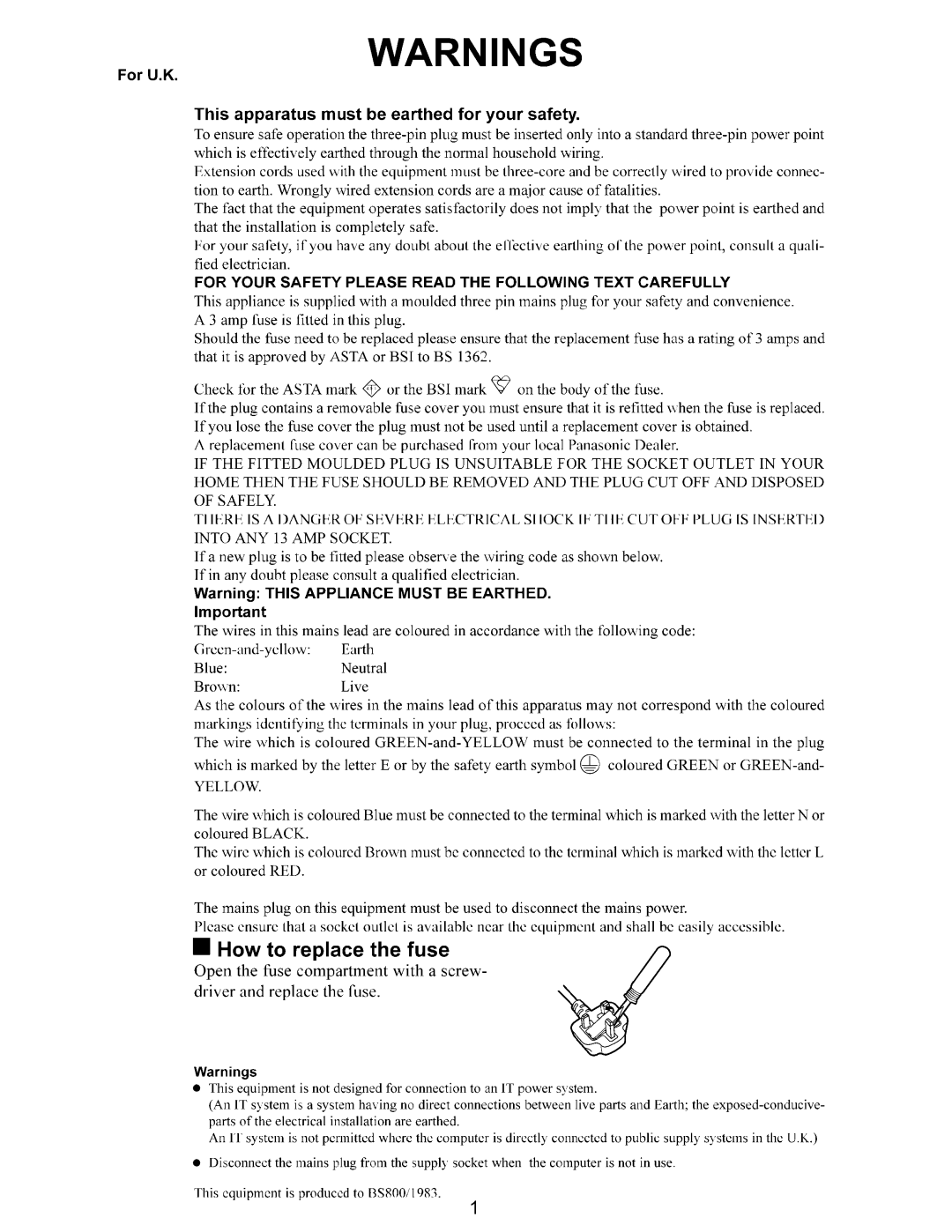 Matsushita CF-18JHU70TW service manual 