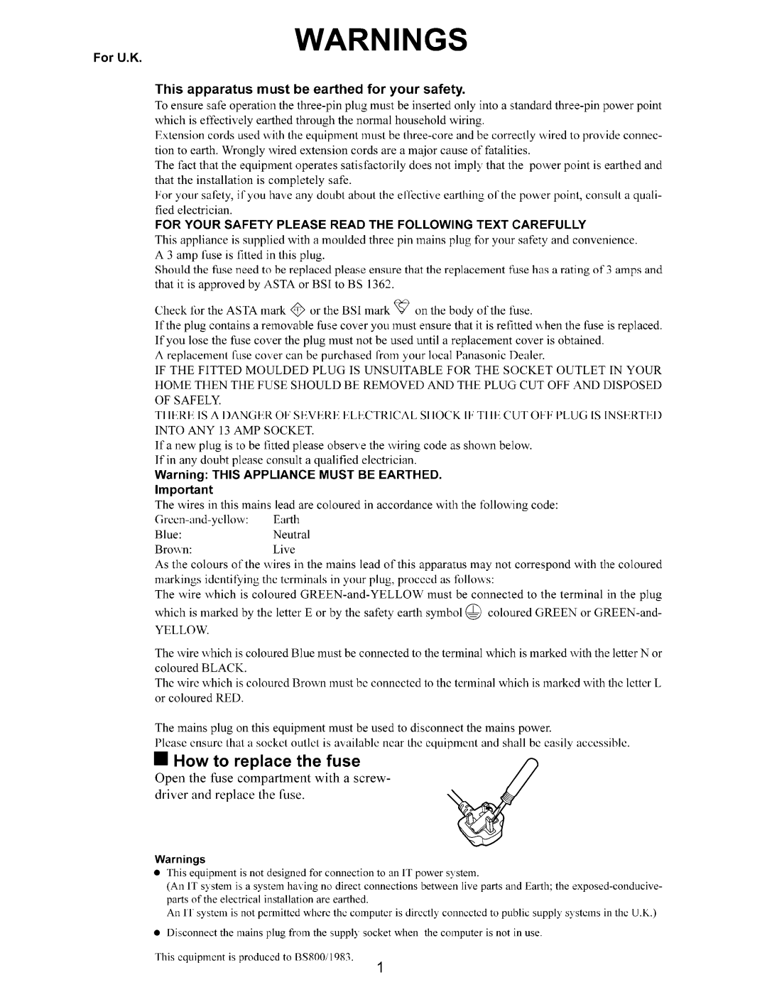 Matsushita CF-18JHU80TW service manual 