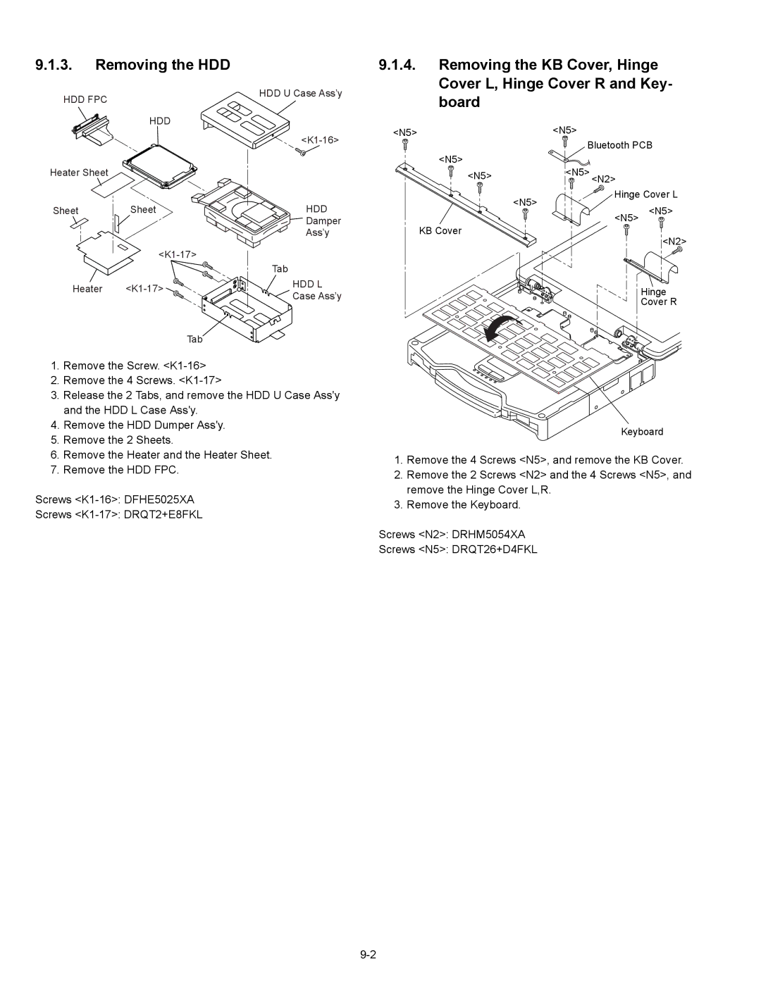 Matsushita CF-30CTQAZBM service manual Board 